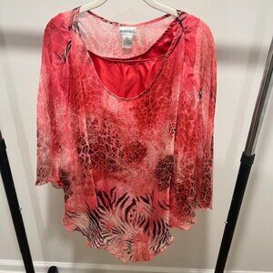 Wild Blush Luxe Silk Blouse